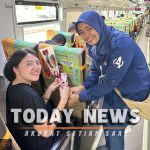 Rayakan Valentine, KAI Daop 4 Semarang Bagikan Bunga dan Coklat