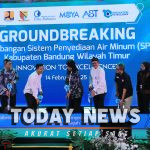 Bupati Bandung dan Wamen PU Groundbreaking Proyek SPAM