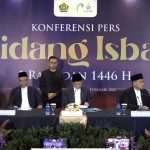 Caption : Menteri Agama Umumkan Hasil Sidang Isbat di Kantor Kementrian Agama