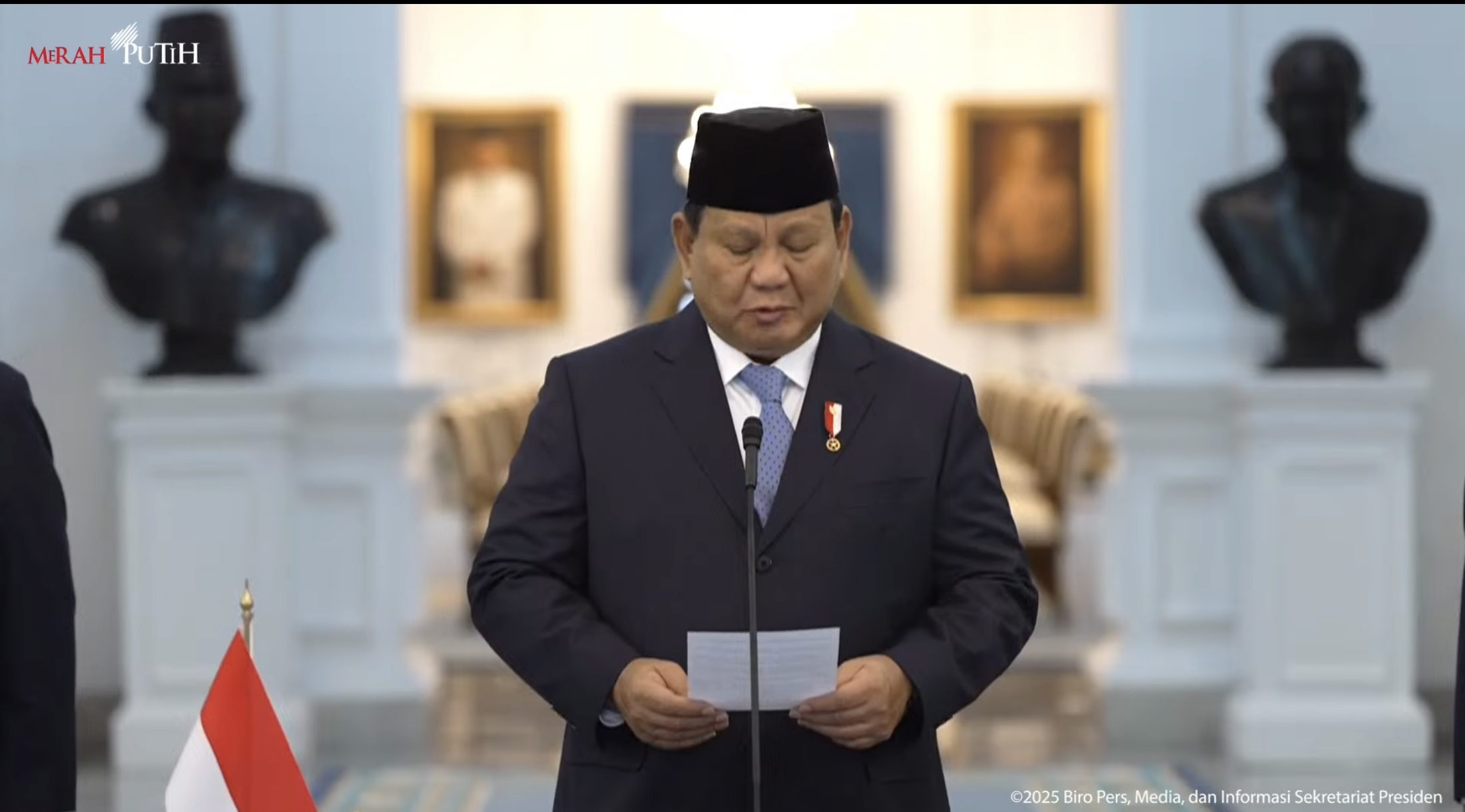 Pesan Presiden Prabowo di Hari Kenaikan Yesus Kristus