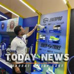 Mills mengenalkan koleksi terbaru di event Jakarta Sneaker Day