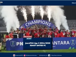 Berita Video : Selebrasi Juara PNM Liga 3 2024/2025 Yakni Sumut United FC