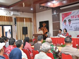 Pokok Kebijakan Agustina-Iswar Disampaikan Dalam Musrenbang Kecamatan