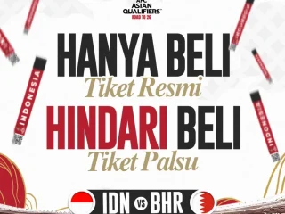 Tiket Indonesia vs Bahrain Mulai Dijual, Cek Harga dan Cara Belinya