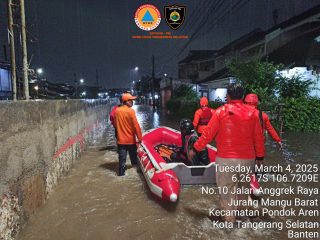 Ribuan Rumah di Tangerang Selatan dan Kabupaten Tangerang Terendam Banjir