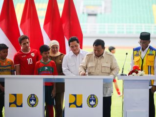 Resmikan 17 Stadion, Prabowo Targetkan Bangun 20 Stadion Baru