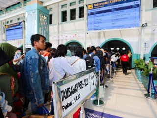 Pemudik KA di Daop 1 Jakarta 21-30 Maret: 400 Ribu Lebih Tiket Terjual