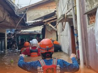 BNPB : 119.206 Warga Terdampak Banjir di Jabodetabek 
