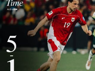 Indonesia Kalah 1-5 dari Australia di Kualifikasi Piala Dunia 2026