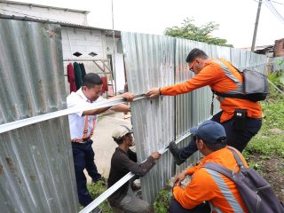 KAI Daop 1 Jakarta Lakukan Penertiban dan Pemagaran Aset di Emplasemen Stasiun Tanjung Priok