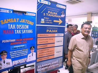 Tiga Hari Pemutihan Tunggakan Pajak KBM di Jateng Hasilkan Rp 28 Miliar