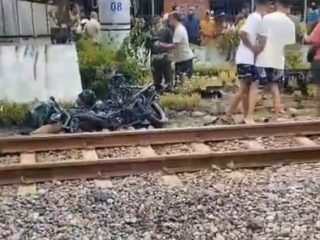 Tragedi di Magetan: Tujuh Sepeda Motor Tersambar KA Malioboro Ekspres, Empat Tewas