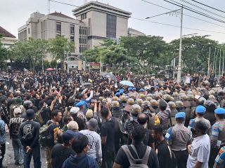 Aksi Damai Buruh Di Provokasi Kelompok Anarko, Buruh Tolak Provokator