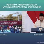 Presiden Prabowo Resmikan 2 Proyek Migas, Forel dan Terubuk