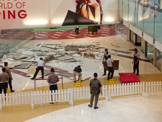 Atap Grand City Mall Surabaya Ambruk, Area Mal Sempat Ditutup Sementara