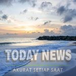 Ilustrasi pantai di Hawai
