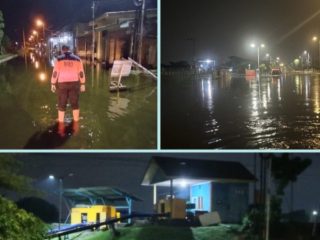 Jalur Rel Tergenang, Sejumlah Kereta di Sidoarjo Alami Gangguan Waktu Tempuh