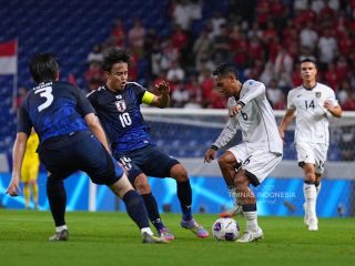 Timnas Indonesia Dibantai Jepang 0-6, Gol Datang Bertubi-tubi