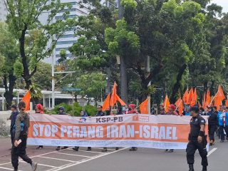 Gelar Demonstrasi di Kedubes AS, Partai Buruh Desak PBB dan Israel Hentikan Perang dan Penjajahan Warga Palestina