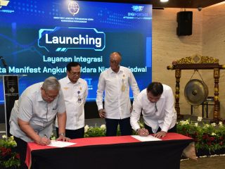 Ditjen Hubud Resmikan Integrasi Data Manifest Angkutan Udara Niaga Berjadwal Lewat Hubnet