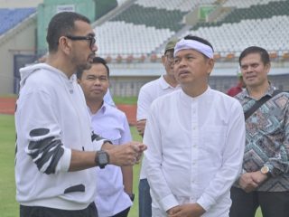 Cek Kesiapan Stadion, KDM Sambut Positif Si Jalak Harupat Jadi Venue Piala Presiden 2025