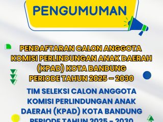 Pendaftaran Calon Anggota KPAD Kota Bandung Dibuka, Ini Syarat Lengkapnya