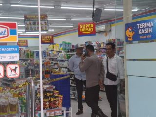 Mesin ATM Di Dalam Gerai Minimarket Dibobol Maling di Magetan