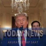 Presiden AS Donald Trump menggelar konferensi pers setelah mengumumkan AS melancarkan serangan ke 3 pusat nuklir utama Iran
