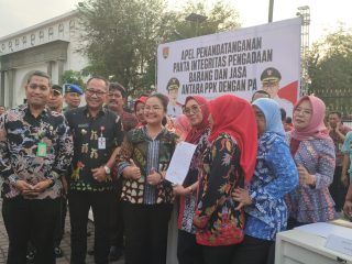 PPKom dan PA Pemkot Semarang Tandatangani Pakta Integritas PBJ