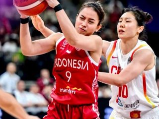 Timnas Putri Indonesia Takluk dari Tiongkok di Laga Perdana Piala Asia FIBA 2025