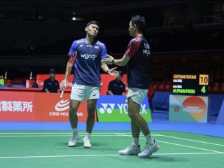 Fajar/Fikri Menang Dramatis atas Sabar/Reza, Lolos ke 16 Besar Japan Open 2025
