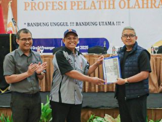 Gelar Pelatihan Pelatih Olahraga, Pemkot Bandung Dorong Sertifikasi dan Sport Science