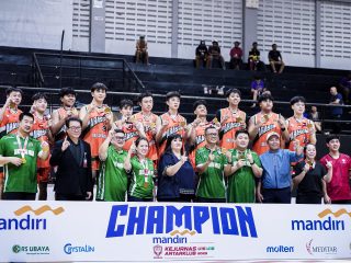 Aras Gading Muda Jakarta Cetak Quat-trick Juara Kejurnas Basket