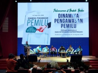 Puadi Launching Buku Dinamika Pengawasan Pemilu: Bawaslu Berada di Persimpangan Ruang Hampa