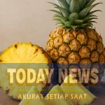 Ilistrasi potongan nanas segar