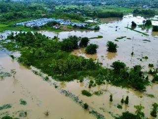 Banjir yang merendam 7 distrik di Kabupaten Sorong, Provinsi Papua