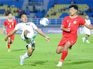 Aksi Kualifikasi AFC U23 2026, Indonesia vs Laos