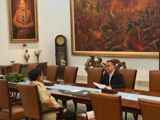 Presiden Prabowo Subianto Bertemu Wakil Ketua DPR RI Sufmi Dasco Ahmad