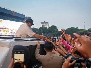 Presiden Prabowo Tinjau Persiapan HUT ke-80 TNI di Monas