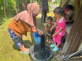 Bantuan SPAM Membuat Warga Wonosobo Bahagia