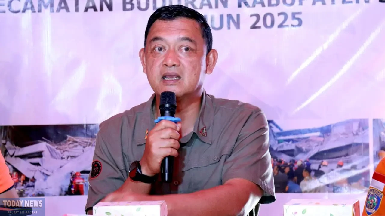 Keterangan Pers Deputi Bidang Penanganan Darurat BNPB, Mayjen TNI Budi Irawan terkait update penanganan ambruknya Musala Ponpes Al Khoziny, Sidoarjo per Minggu (5/10).