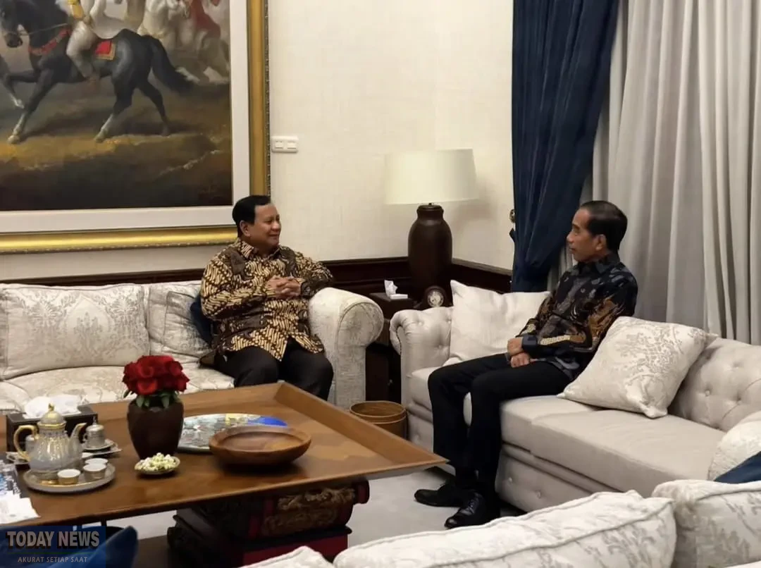 Pertemuan antara Prabowo Subainto dengan Joko Widodo (Jokowi) di Kertanegara
