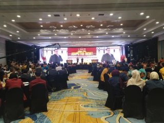 Grand Final Kompetisi Debat V Antar Perguruan Tinggi, Bawaslu Ingin Mahasiswa Mengetahui Isu-isu Penegakan Hukum Pemilu