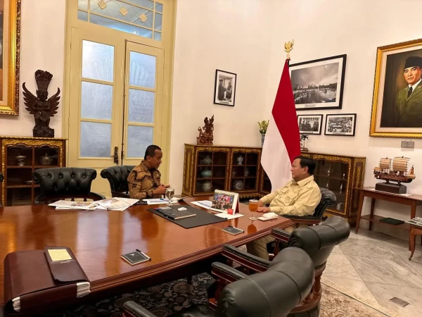 Temui Prabowo, Bahlil Laporkan Capaian PNBP yang Tembus 85 Persen