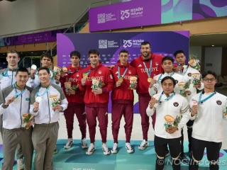 Meski Tiga Perenang Sakit, Tim Renang Indonesia Sukses Sabet Perunggu di ISG 2025