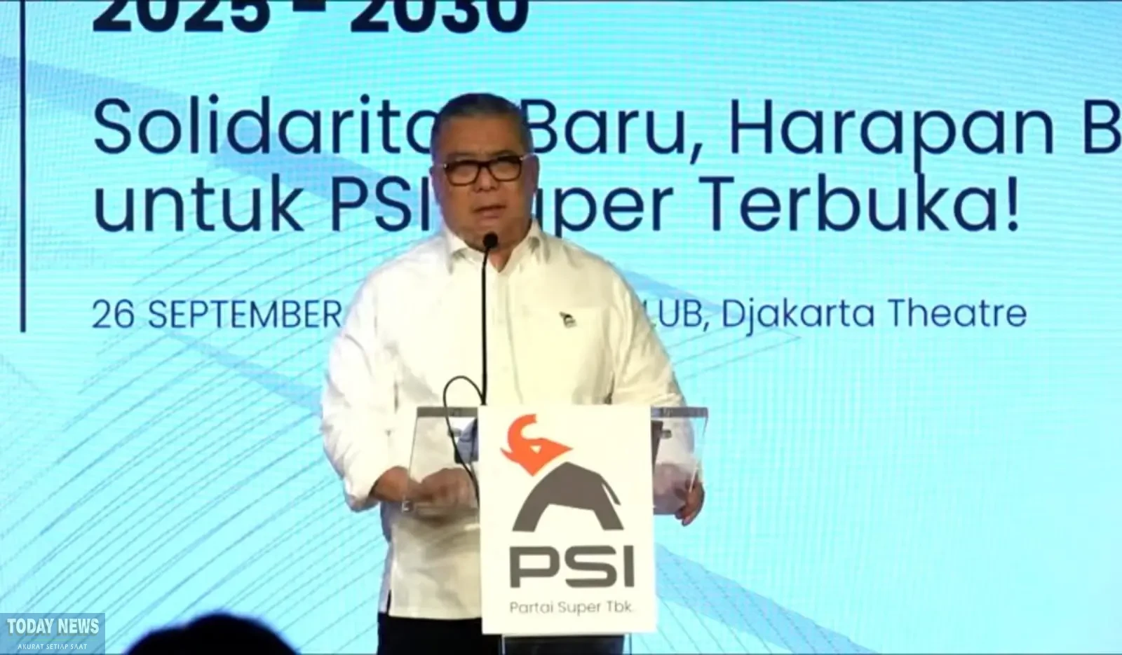 Ketua Harian DPP PSI Ahmad Ali.