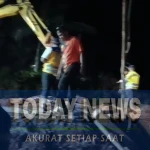 Proses pencarian dan pertolongan korban longsor di Kecamatan Majenang, Kabupaten Cilacap pada Kamis (13/11) malam.