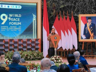 Hadiri Gala Dinner WPF dan GFMW, Gubernur Pramono: Jakarta Jadi Cermin Moderasi dan Perdamaian Dunia