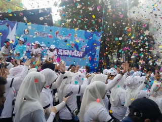 Fun Walk, Senam Nusantara Seruni & Olah Raga Padel menjadi acara pemuka Indonesia Sport Summit 2025