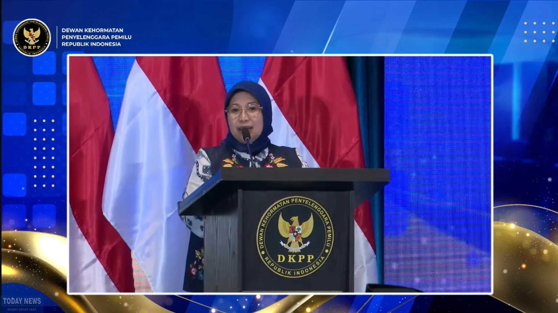 Anggota DKPP RI, Ratna Dewi Petalolo dalam kegiatan pemaparan Laporan Kinerja (Lapkin) DKPP Tahun 2025 di Kabupaten Bandung Barat, Jawa Barat, Senin (8/12/2025)